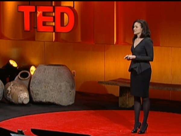 Sandberg còn được biết đến như là một người đấu tranh gay gắt cho quyền lợi của phụ nữ ở công sở. Trong tháng 12/2011, bà đã đưa ra một số thống kê đáng lo ngại về tình trạng của phụ nữ tại công sở trên diễn đàn TED. Cuộc nói chuyện của bà trên TED đã được xem hơn 4 triệu lần.