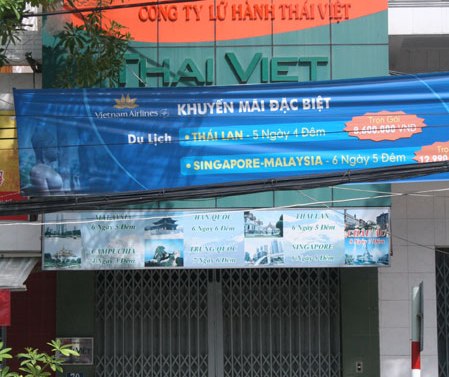 Trụ sở Công ty Thái Việt luôn đóng cửa im ỉm kể từ sau khi ông Dương bỏ trốn.