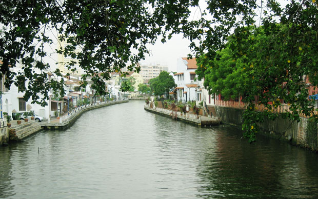 Sông Malacca trong phố cổ. Ảnh: V.H