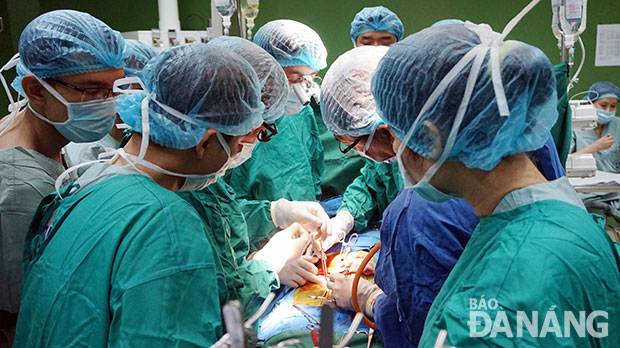 Ca ghép thận thành công tại Bệnh viện Đà Nẵng vào ngày 17-4-2015.