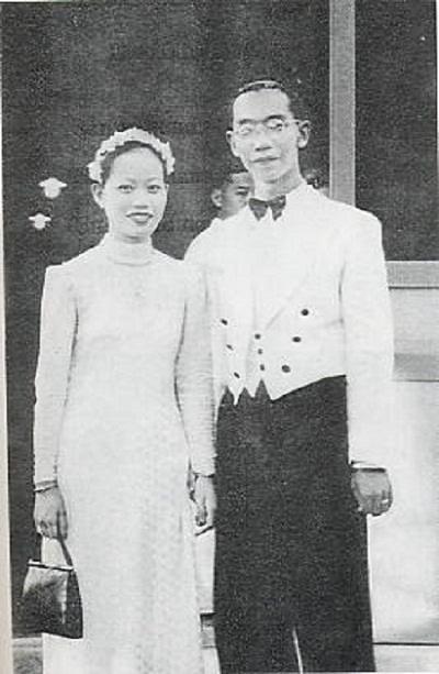 Hình cưới Trần Văn Khê và Nguyễn Thị Sương (1943)