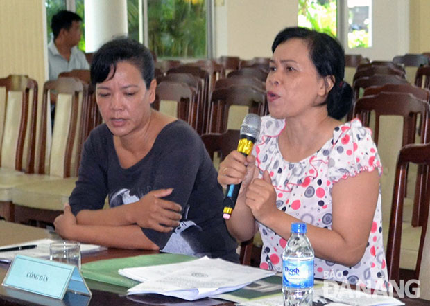 Cả bà Trần Thị Thu Hương và bà Huỳnh Thị Vân Anh không đưa ra được tình tiết gì mới tại buổi đối thoại với lãnh đạo UBND thành phố hôm 22-5.