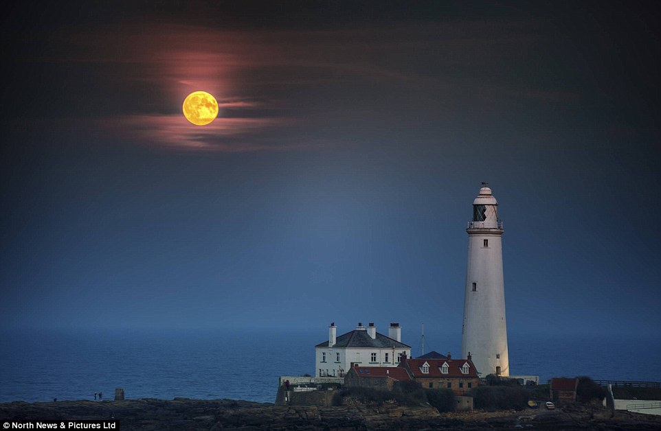 St Mary Lighthouse in Whitley Bay, North Tyneside  