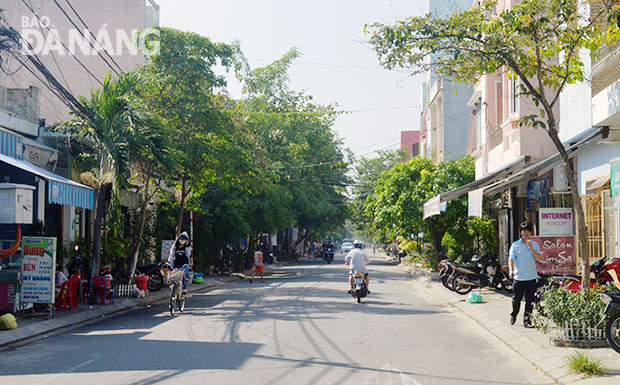 Đường Phạm Cự Lượng, một điểm sáng về tuyến đường xanh - sạch - đẹp, trong mô hình Tổ dân phố không rác.