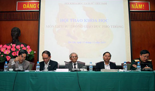 Một cuộc hội thảo chưa từng có về môn Lịch sử trong hệ thống giáo dục phổ thông đã diễn ra vào ngày 15-11 tại Hà Nội.