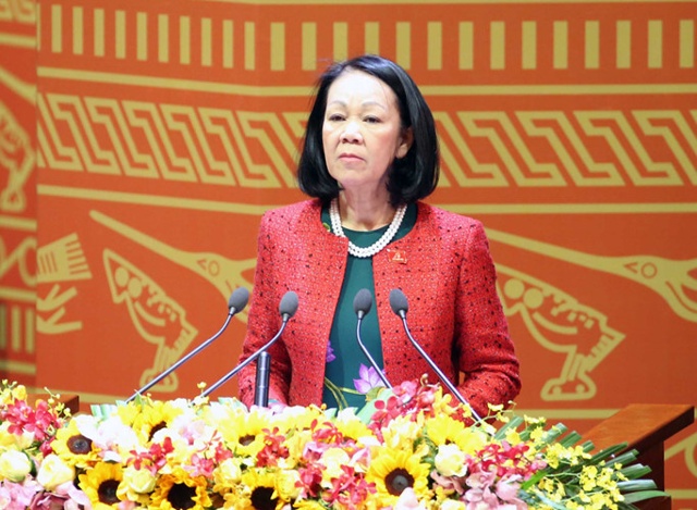 Tháng 1/2016, tại Đại hội Đảng lần thứ XII, bà Trương Thị Mai, Chủ nhiệm Ủy ban về các vấn đề xã hội của Quốc hội được bầu vào Bộ Chính trị và sau đó được phân công làm Bí thư Trung ương Đảng, Trưởng Ban Dân vận Trung ương.