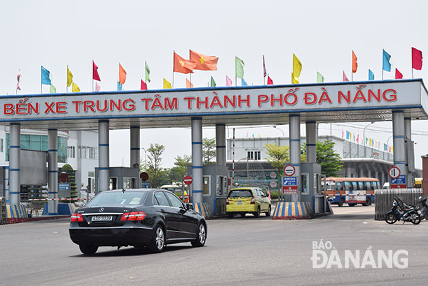 Bến xe Trung tâm Đà Nẵng luôn là điểm bến bãi vận tải hành khách an toàn, trật tự và thân thiện.      Ảnh: TRIỆU TÙNG