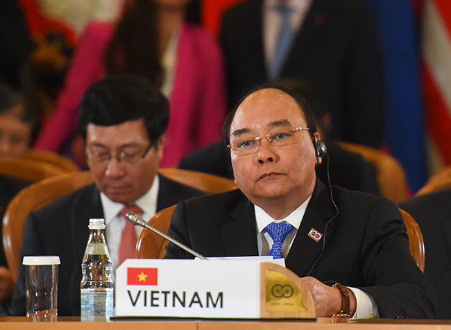 Thủ tướng Nguyễn Xuân Phúc dự phiên toàn thể Hội nghị cấp cao Kỷ niệm 20 năm quan hệ đối tác đối thoại ASEAN - Nga.