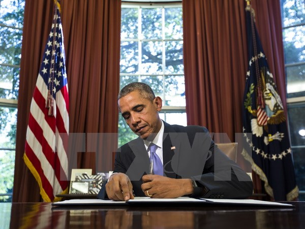 Tổng thống Mỹ Barack Obama. (Nguồn: EPA/TTXVN)