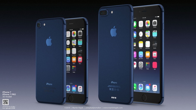 iPhone 7 màu xanh với thiết kế đẹp mắt