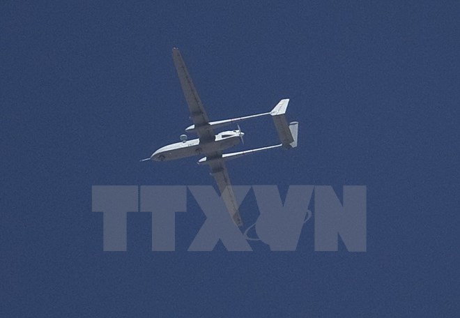 Máy bay không người lái Herons. Ảnh minh họa. (Nguồn: AFP/TTXVN)