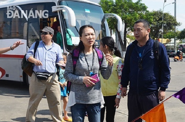 Chinese visitors in Da Nang