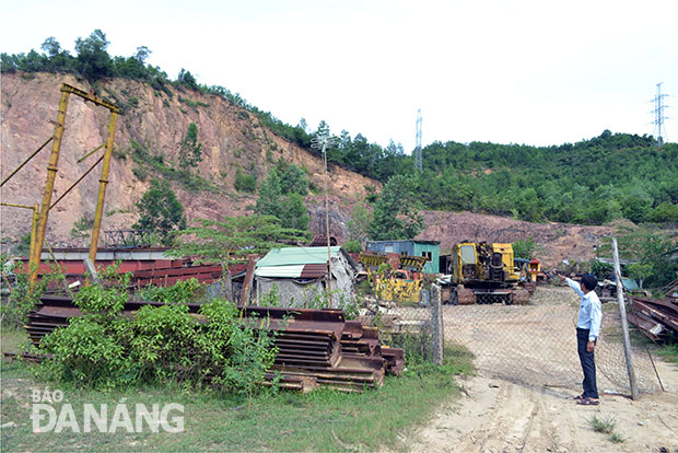Nơi quy hoạch khu giết mổ gia súc, gia cầm tập trung ở xã Hòa Ninh.