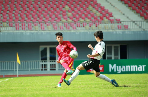 U19 Việt Nam đã lên ngôi vô địch giải U19 KBZ Bank Cup. (Ảnh minh họa: MFF).