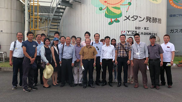 Đoàn công tác của thành phố Đà Nẵng thăm nhà máy xử lý rác thải sinh hoạt tại thành phố Okimachi - tỉnh Fukuoka - Nhật Bản.