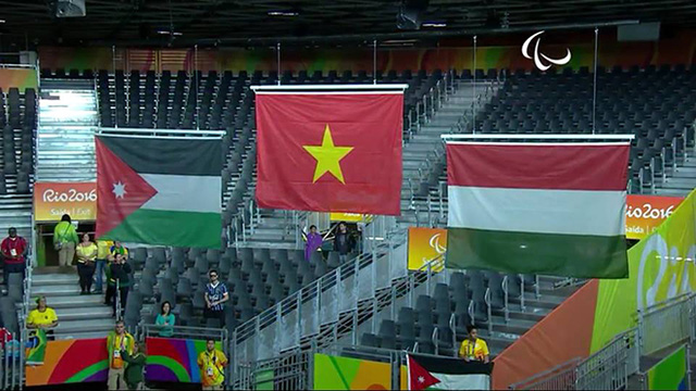 Niềm vui khi quốc ca Việt Nam được xướng lên tại Paralympic