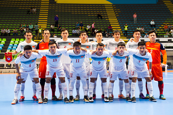 Tháng 9/2016, ĐT Futsal Việt Nam đã có lần đầu được thi đấu ở World Cup. (Ảnh: Getty).  