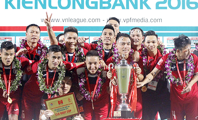 Than Quảng Ninh đã có danh hiệu đầu tiên ở sân chơi quốc nội sau 3 mùa dự V-League. 