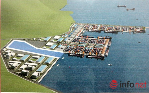 Dự án đầu tư xây dựng cảng Liên Chiểu (Ảnh: HC)
