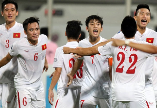 Quá khó để U19 Việt Nam (ảnh) làm nên kỳ tích trước U19 Nhật Bản ở vòng bán kết.            		    	        Ảnh: AFC