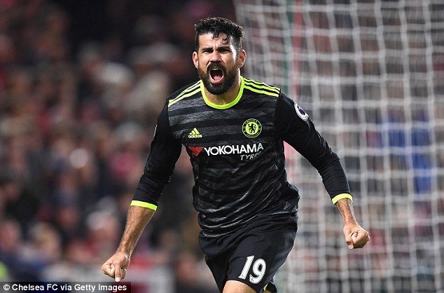 Costa đang có phong độ cao trong màu áo Chelsea