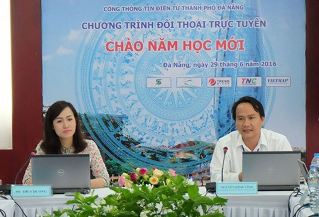 Tổ chức các buổi đối thoại trực tuyến giữa lãnh đạo các sở và người dân, doanh nghiệp là cách làm mới của Đà Nẵng. (Ảnh do Cổng Thông tin điện tử thành phố cung cấp)