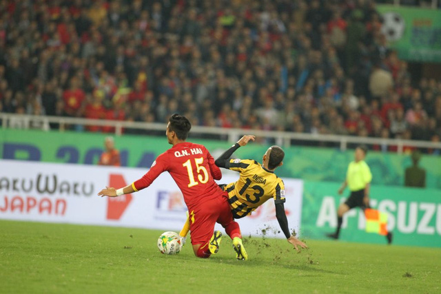 Năm 2014, đội tuyển Việt Nam từng nhận thất bại sốc 2-4 trước Malaysia trên sân Mỹ Đình