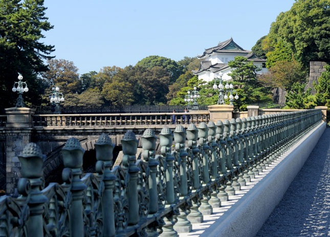 Hoàng cung Nhật Bản nằm trong một khu công viên rộng lớn (tổng diện tích bao gồm các khu vườn là 7,41 km2) nằm ở Thủ đô Tokyo.