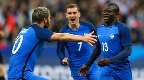 Đội tuyển Pháp cũng có một năm thành công