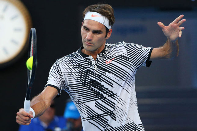 Những cú đánh trái tay đầy bất ngờ của Roger Federer.