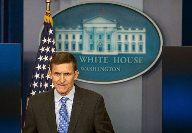 Ông Mike Flynn là quan chức cấp cao đầu tiên dưới thời Tổng thống Donald Trump phải từ nhiệm. 	                 Ảnh: AFP