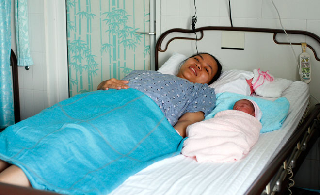 Đến trưa 15-3, sức khỏe mẹ con chị Nguyên đã ổn định. (Ảnh: Bệnh viện Gia đình cung cấp)