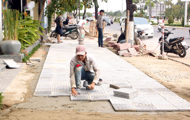 Các tuyến đường đang được tập trung chỉnh trang để chào đón APEC 2017