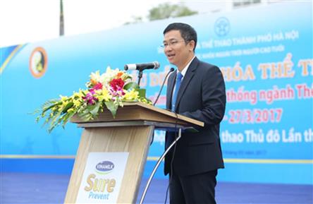 Ông Mai Thanh Việt – Giám đốc Marketing ngành hàng Sữa bột Vinamilk cam kết sẽ tiếp tục đồng hành cùng các hoạt động chăm sóc sức khỏe cho cộng đồng người cao tuổi tại Thủ đô và trên toàn quốc.