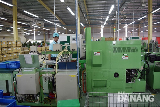 An electro-magnetic switch valve manufacturing plant in the Hi-tech Park