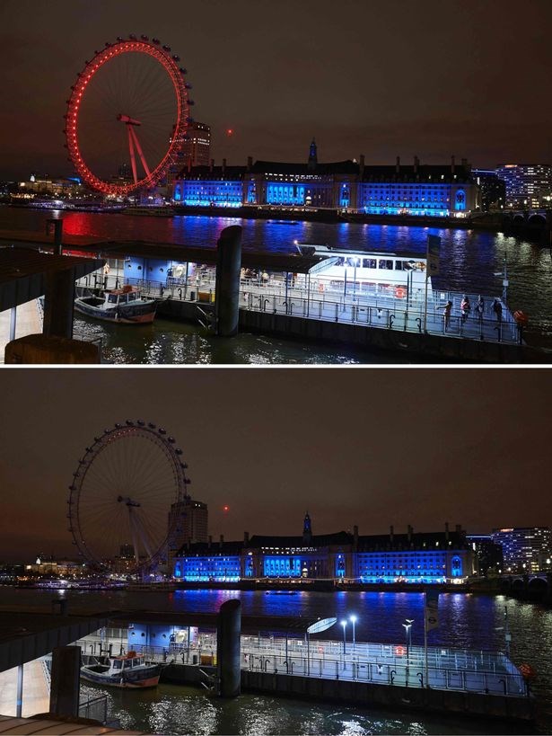 London Eye: Địa danh nổi tiếng cũng sẽ tắt đèn trong sự kiện vì môi trường này. (Nguồn: Getty Images)