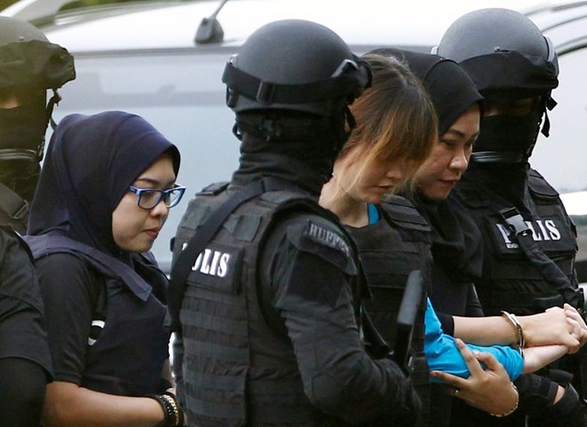 Đoàn Thị Hương đã được đưa tới tòa án Sepang trong sáng 13/4. (Nguồn: Malaysia Online)