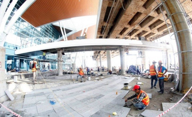 Công trình Nhà ga quốc tế Đà Nẵng sắp hoàn thành