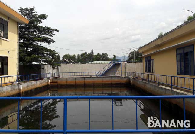 Trạm Xử lý nước thải tập trung tại khu công nghiệp Hòa Khánh hiện nay đáp ứng được quá trình xử lý nước thải của các doanh nghiệp. 