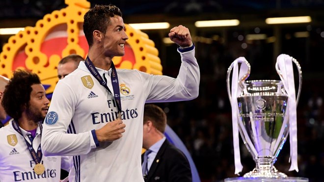 Ronaldo đã lần thứ 6 giành danh hiệu Vua phá lưới Champions League. (Nguồn: Getty Images)