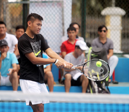 Lý Hoàng Nam đã làm nên lịch sử cho quần vợt Việt Nam khi lần đầu tiên lọt vào top 500 của ATP.                        Ảnh: ANH VŨ