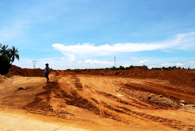 Dự án đường vành đai phía nam khu vực Hòa Khương bảo đảm mặt bằng thi công. 