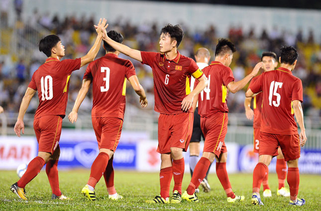 Dù không dễ dàng nhưng đội tuyển U22 Việt Nam hết sức tự tin trong cuộc chinh phục danh hiệu vô địch SEA Games lần này.  			                                Ảnh: NGUYÊN HUY