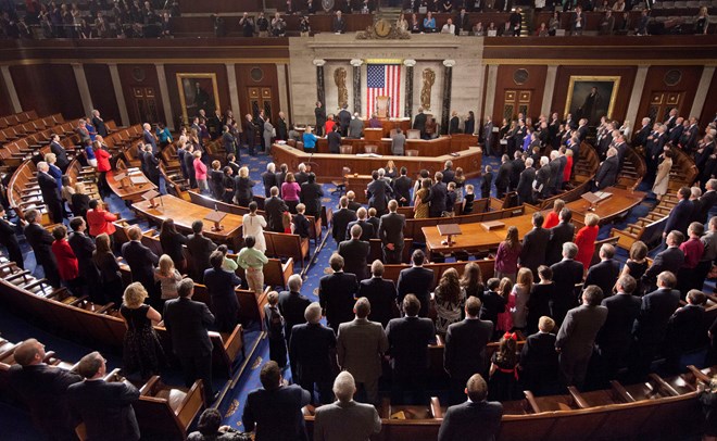 Một phiên họp của Quốc hội Mỹ. (Nguồn: AP)