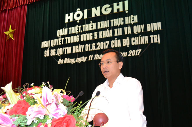 Bí thư Thành ủy, Chủ tịch HĐND thành phố Nguyễn Xuân Anh kết luận hội nghị. Ảnh: VIỆT DŨNG
