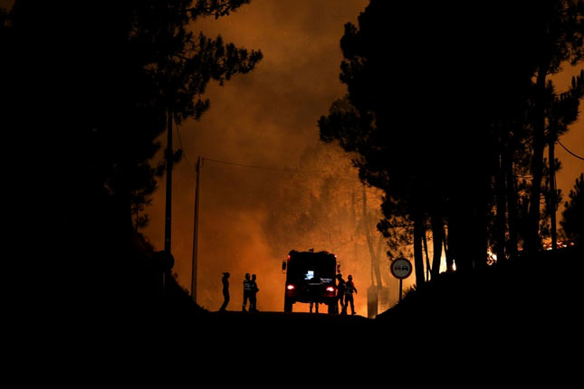 Cháy rừng diện rộng ở miền nam châu Âu. 