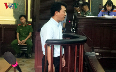 Bị cáo Nguyễn Minh Hùng tại phiên tòa.