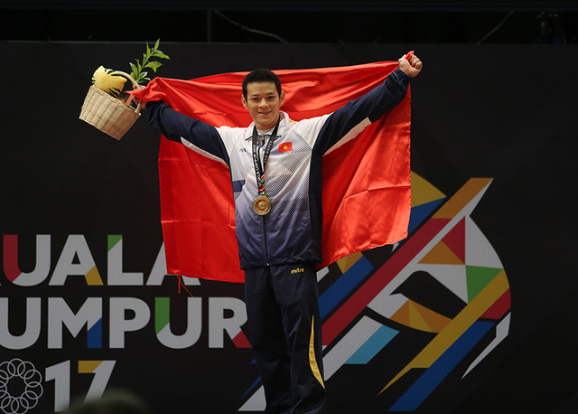 Kim Tuấn tiếc nuối vì không thể phá kỷ lục SEA Games 28 (tổng cử 285kg) chính anh tạo ra