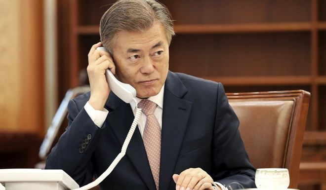 Tổng thống Hàn Quốc Moon Jae-in. (Nguồn: Washington Times)
