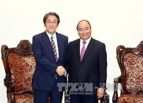 Thủ tướng Nguyễn Xuân Phúc tiếp Đại sứ Nhật Bản tại Việt Nam Kunio Umeda. Ảnh: Thống Nhất/TTXVN